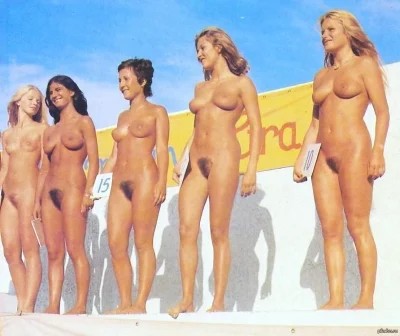 Ретро конкурс голых женщин