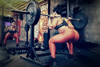 Приседания со штангой для девушек