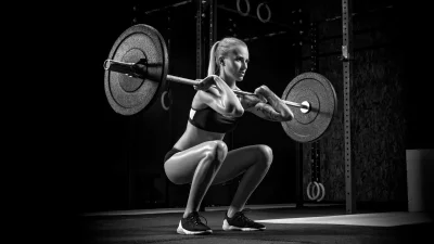 Присед фронтальный