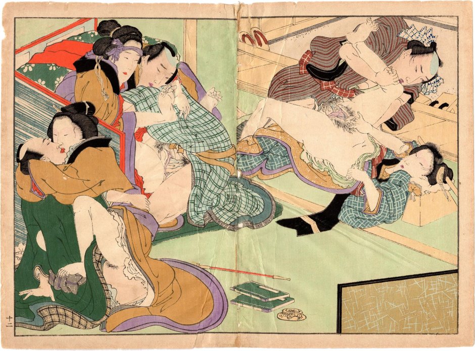 Сюнга откровенное искусство японии