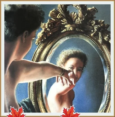 Женщина у зеркала