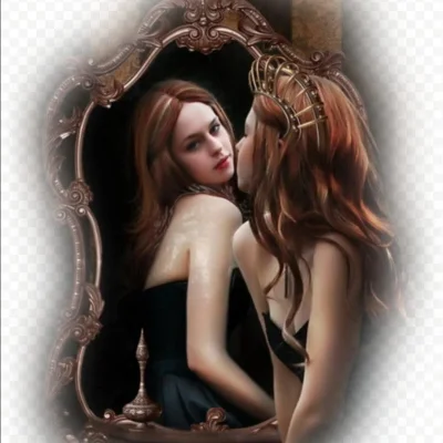 Женщина с зеркалом