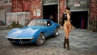 Голые девки и автомобили