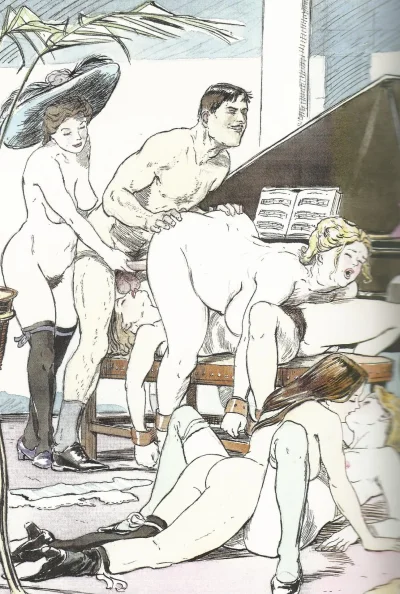 Старые порно рисунки