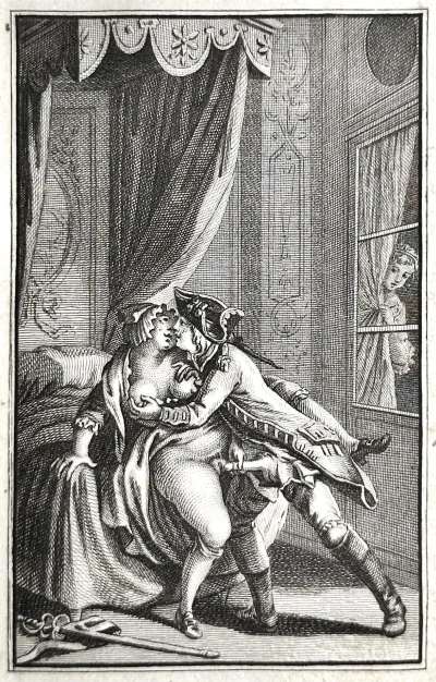 Эротические гравюры прошлого века.