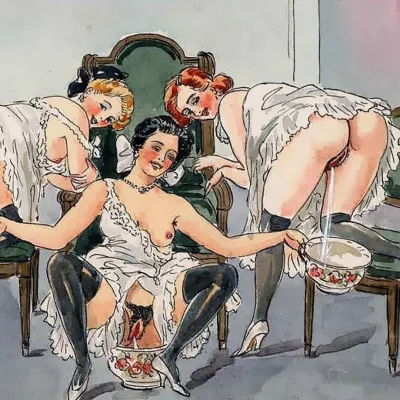 Эротические ретро иллюстрации