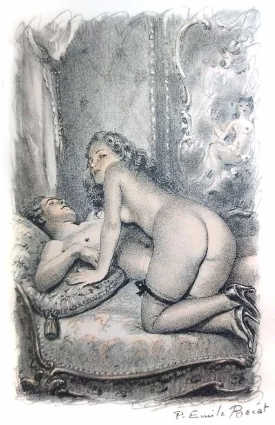 Эротические гравюры поль эмиль бека
