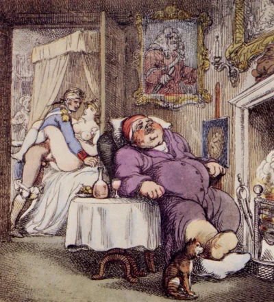 Роулендсон (thomas rowlandson) эротические иллюстрации