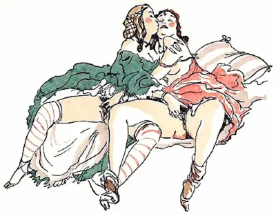 Порно ретро рисунки