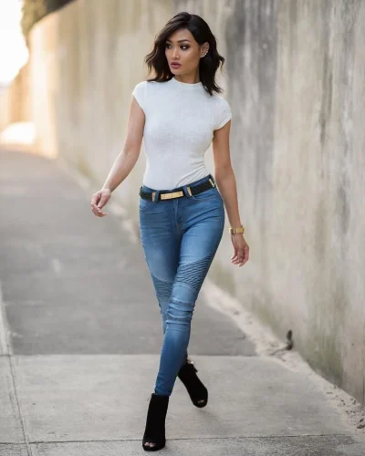 Джинсы для песочных часов