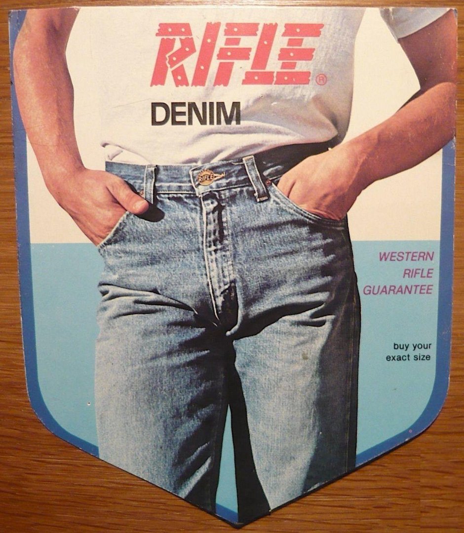 Джинсы rifle 80-х. montana