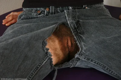 Порвала штаны