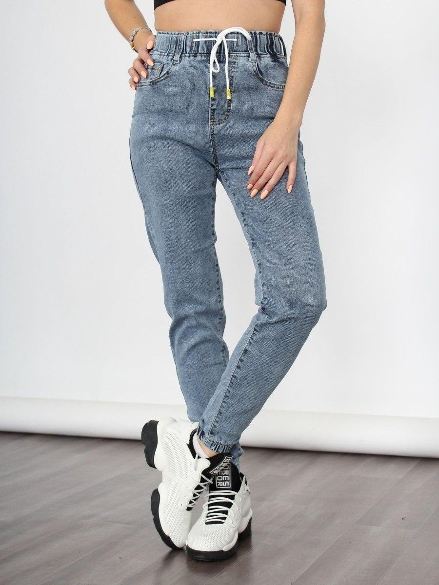 Джоггеры женские джинсовые