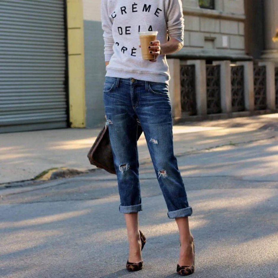 Джинсы бойфренд