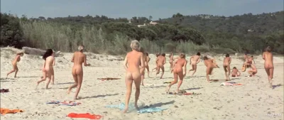 Нудиский пляж в художественном фильме
