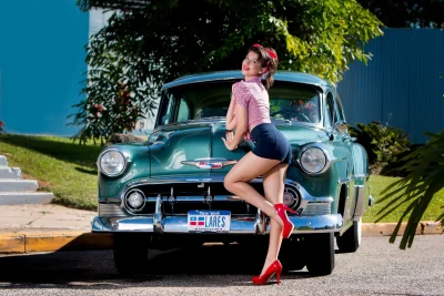 Ретро девушка