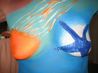 Бодиарт на теле