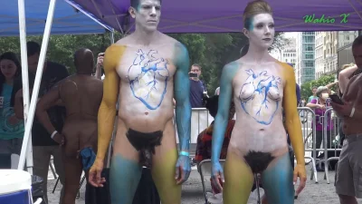 Amsterdam bodypainting day