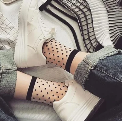 Носки с сеточкой