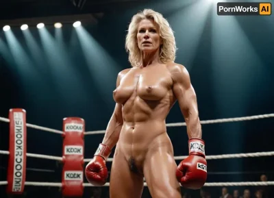 Голая боксерша