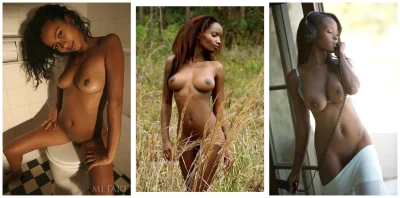 Красивые негритянки ню