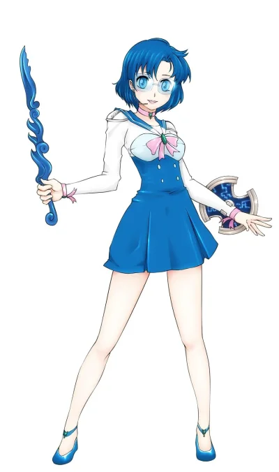 Сейлор меркурий в полный рост