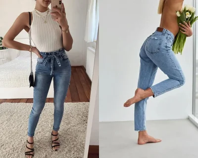 Фигура в джинсах