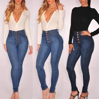 Джинсы женские обтягивающие