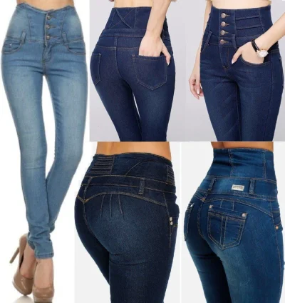 Джинсы с высокой посадкой женские