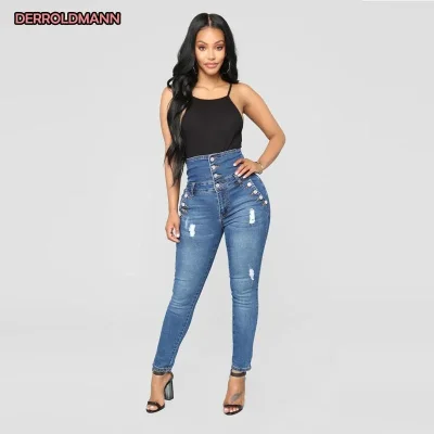 Женские джинсовые брюки