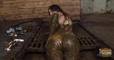 Баба в навозе