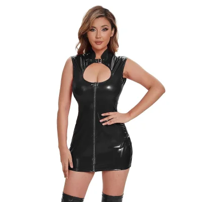 Кожаное платье