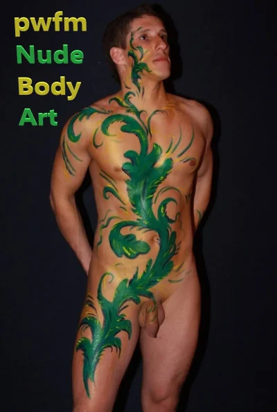 Мужской бодиарт