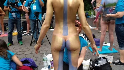 Nyc bodypainting day