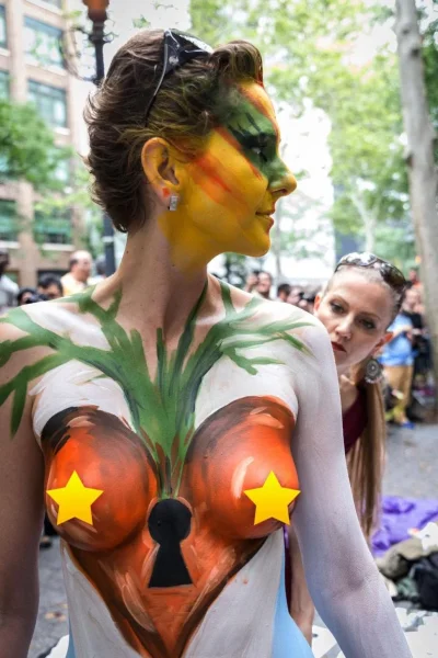 Бодиарт на выставках