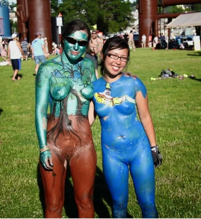 Бодиарт фестиваль в нью-йорке