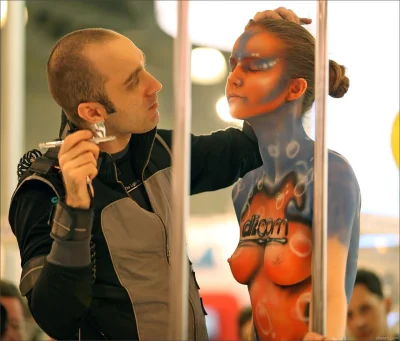 Девушки бодиарт