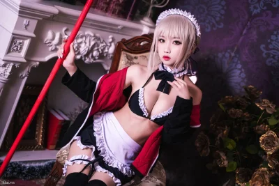 Fate альтер жанна горничная cosplay