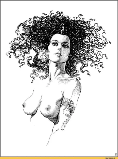 Эскиз девушка