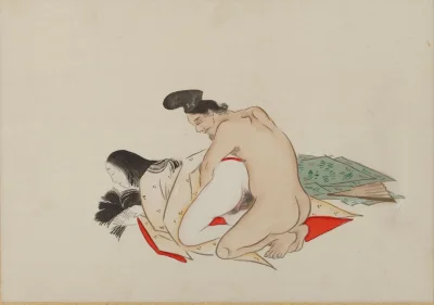 Японская эротическая гравюра сюнга