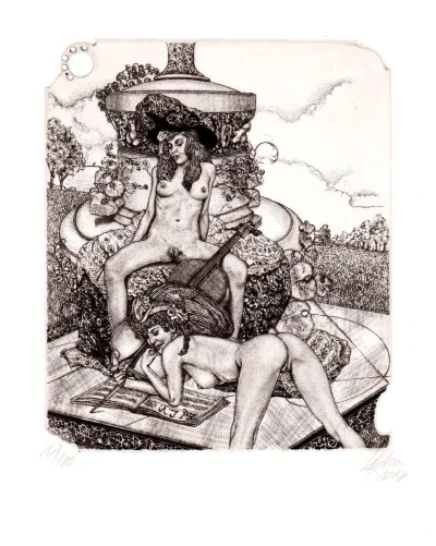 Эротическая гравюра