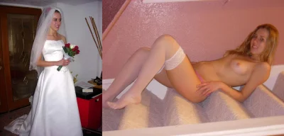 Эротическое платье невесты частное