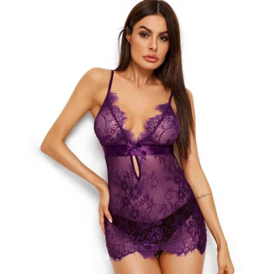 Пеньюар эротический фиолетовый