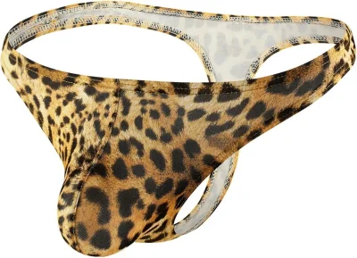 Леопардовые стринги мужские