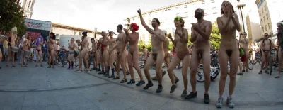 Парад голых на красной площади