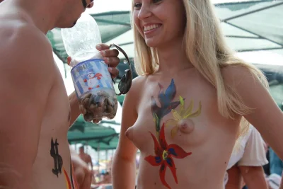 День нептуна коктебель бодиарт