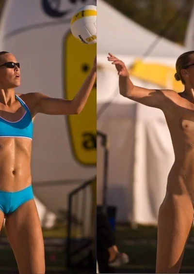 Женский волейбол пляжный