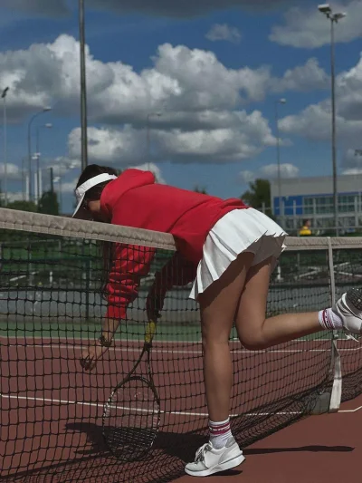 Фотосессия теннис