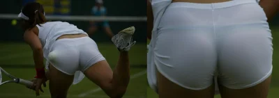 Голые попки теннисисток