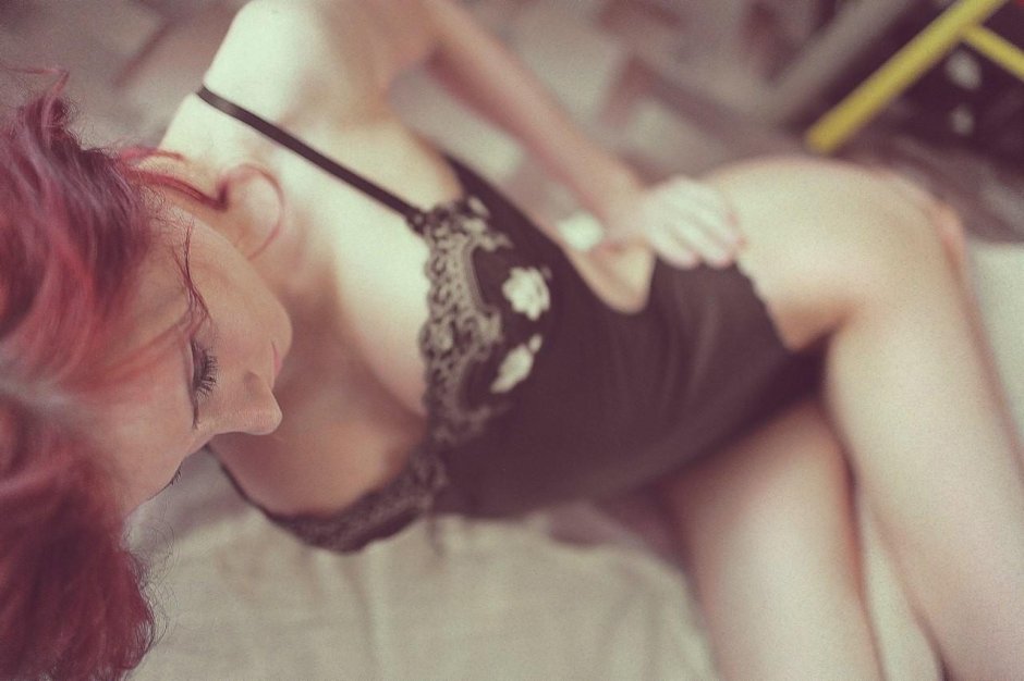 В нижнем белье